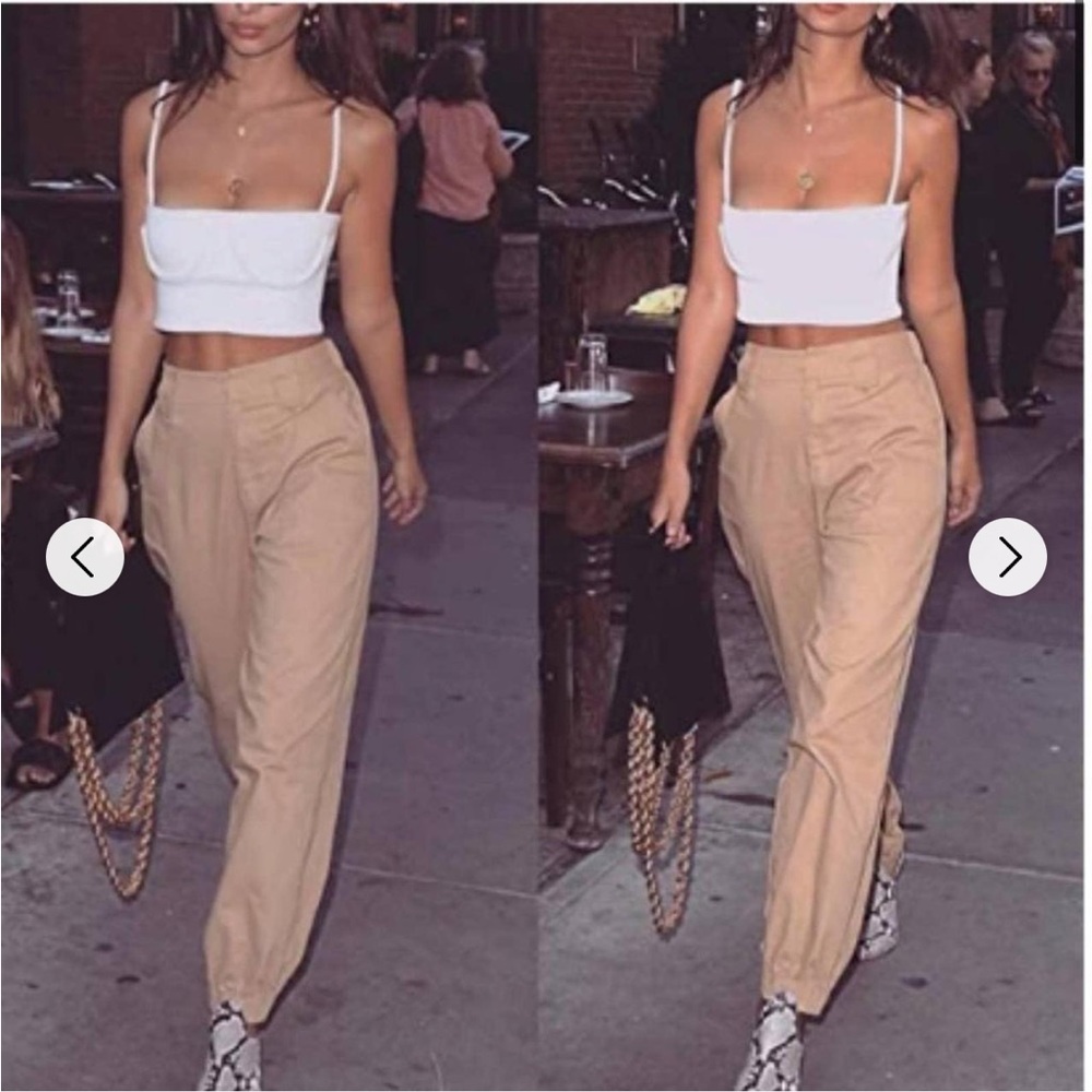 I AM GIA Tan Cobain Pants XS